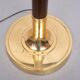 Metalarte Stunning Floor lamp Brass and Mahogany 1960s Spain