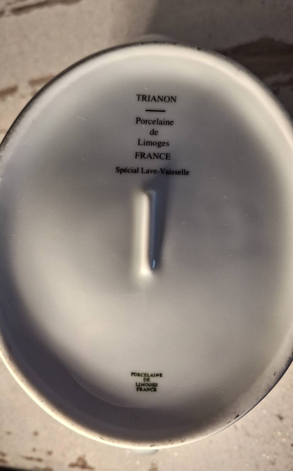 3-piece coffee service – Limoges porcelain – Trianon model