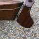 Old flat-bottomed mahogany canoe "Lake Enghien" 1930s/40s