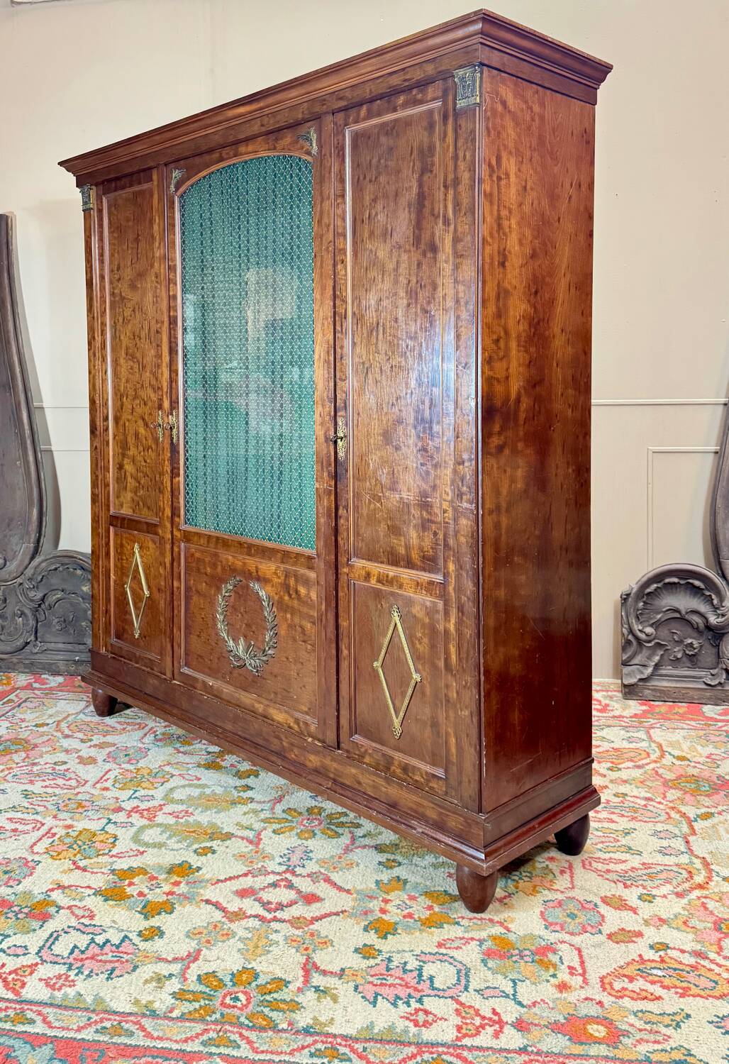 19th Century Directoire Style Mahogany Bookcase