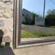 Antique mirror with pediment 168/88 cm