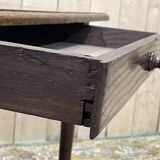 19th century oak side table