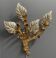 Hans Kögl large wall lamp Hollywood regency style 1970s