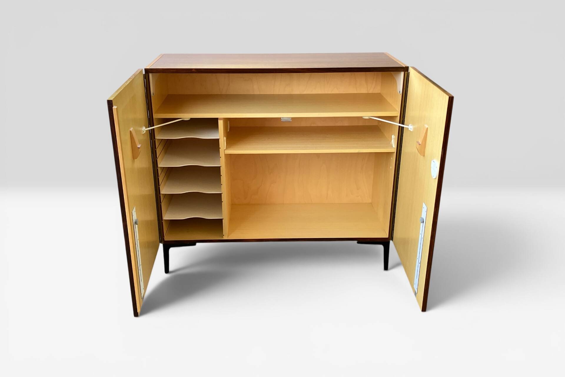 Mid Century Sekretär Magic Box Home Office aus edlem Palisanderholz