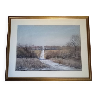 Painting "Last snow"