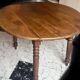 Oak table with ears from the 1950s.