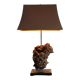 Lampe d'ambiance rose des sables 70's deco