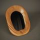 Mid-Century Anthroposophical Pine Wall Mirror, 1970s