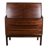Secretary desk, Danish Rosewood by Arne Wahl Iversen for Branderup Mobelfabrik 1960.