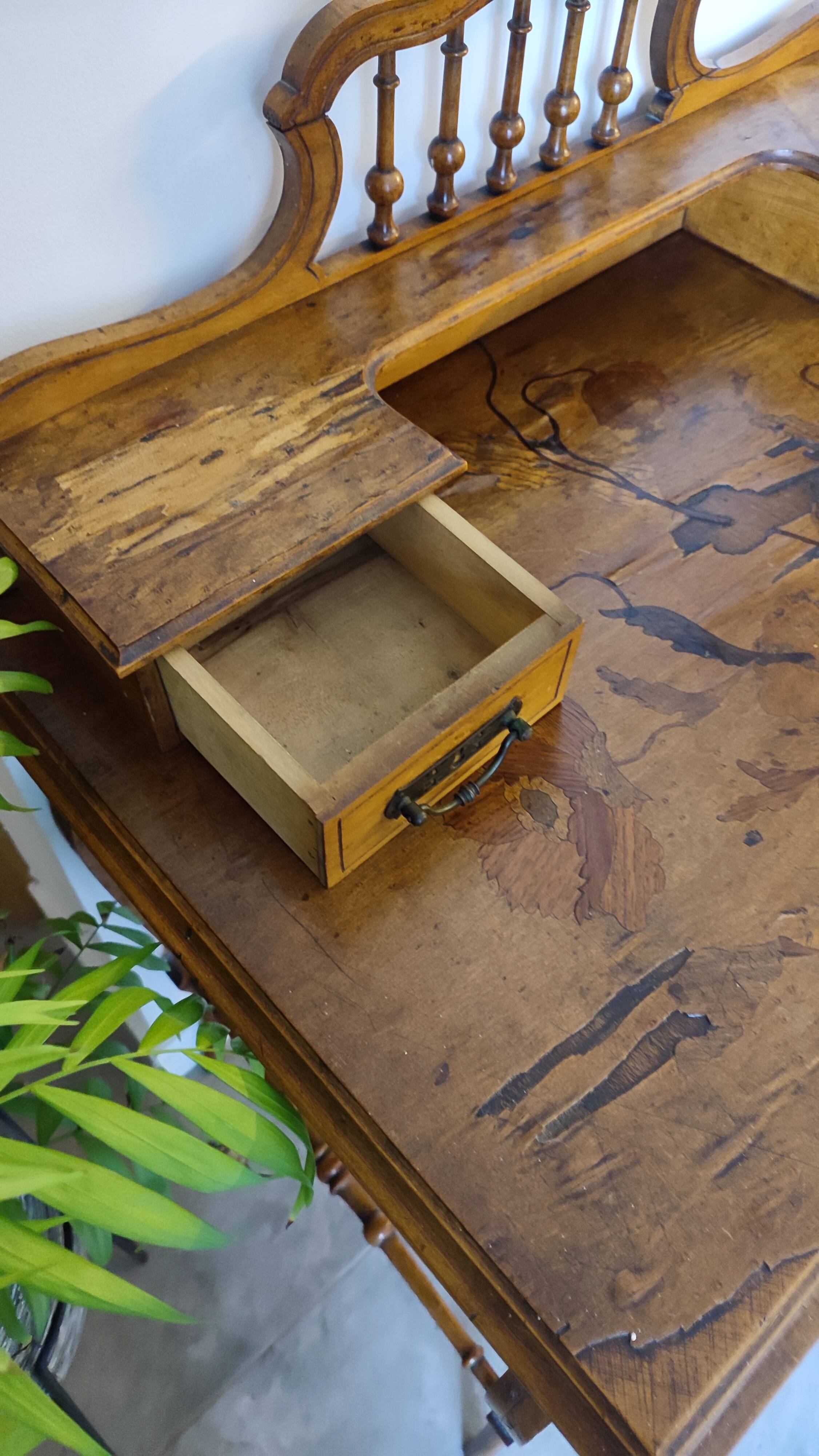 Bureau ancien art nouveau XIXe siècle