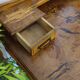 Bureau ancien art nouveau XIXe siècle