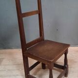 Base chair in solid chene