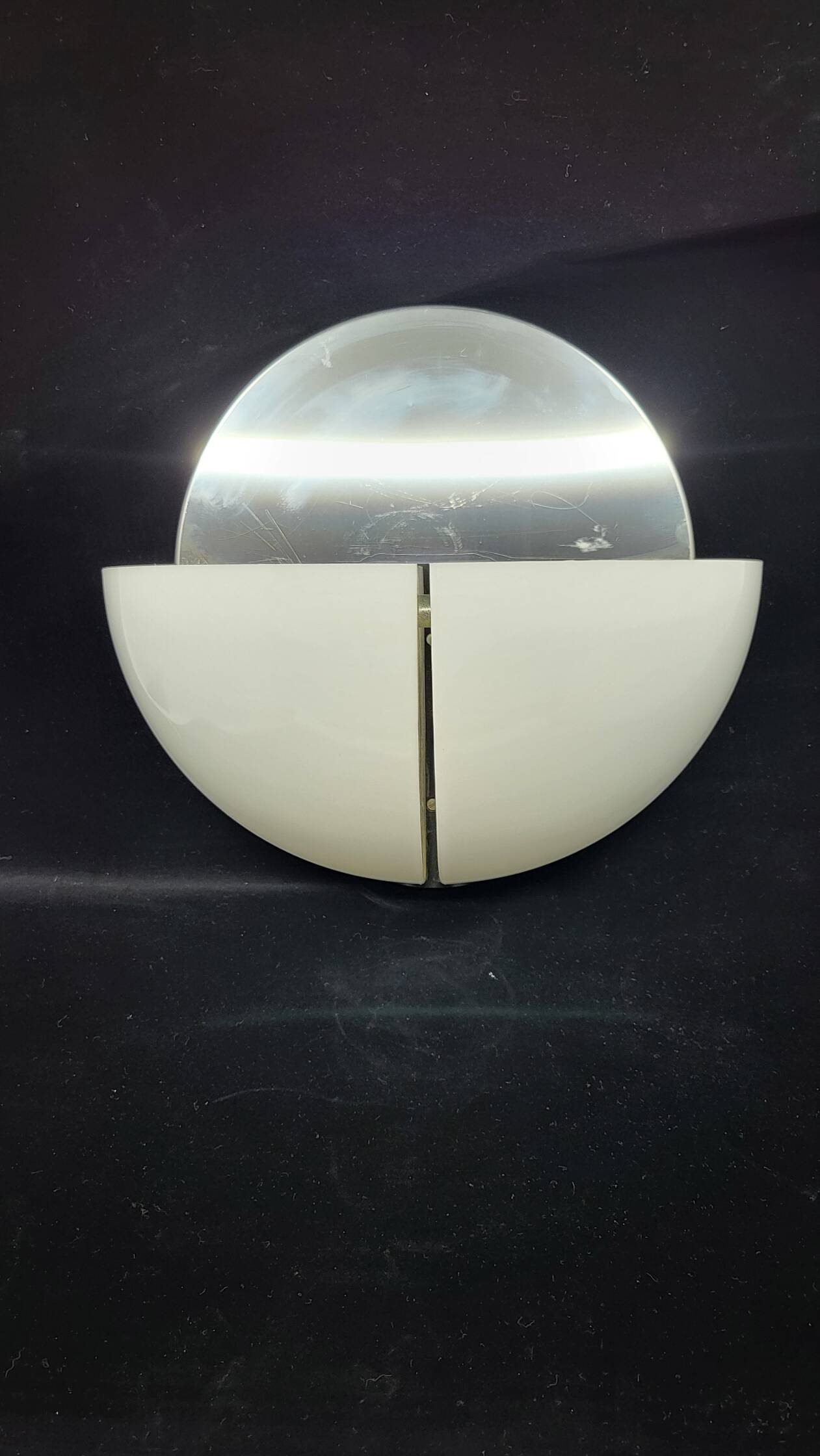 Stilnovo wall lamp by Danilo and Corrado Aroldi Model Spicchio Italy 1980