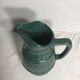 Former pitcher 80cl enamelled ceramic + cove blue green kitchen vintage