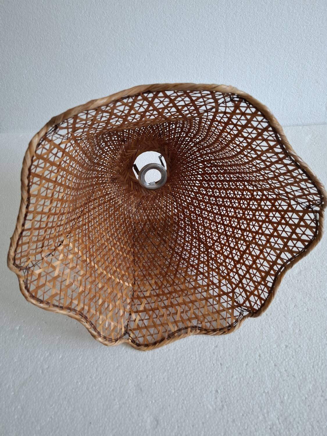 Tulip rattan pendant light