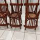 Suite de 6 chaises de Bistrot vintage années 1950
