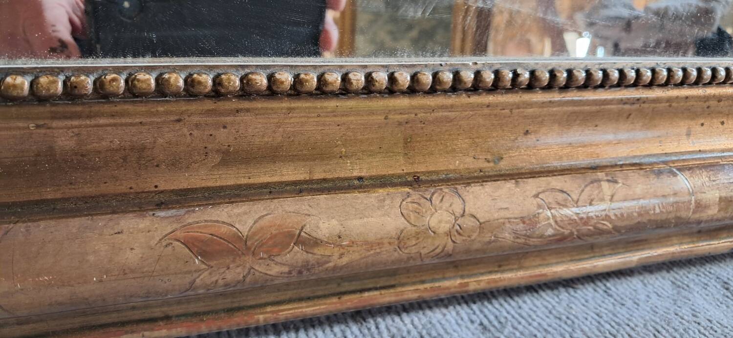 Louis Philippe period mirror 79 x 60