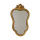 Miroir en bois de style baroque doré français classique 54 cm