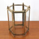 Glass lantern and brass
