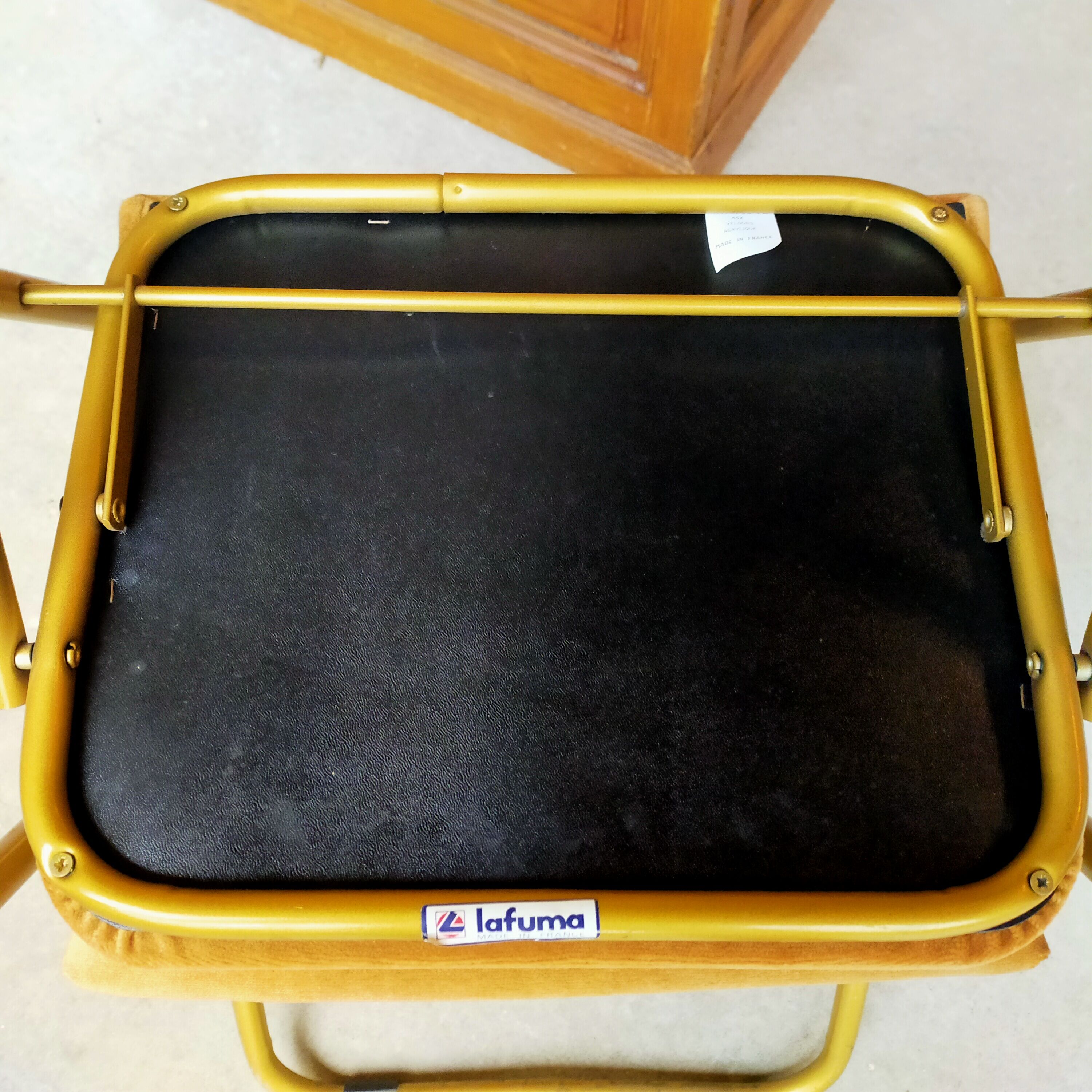 Set of 3 Lafuma folding chairs