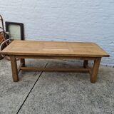 Rectangular table in raw oak