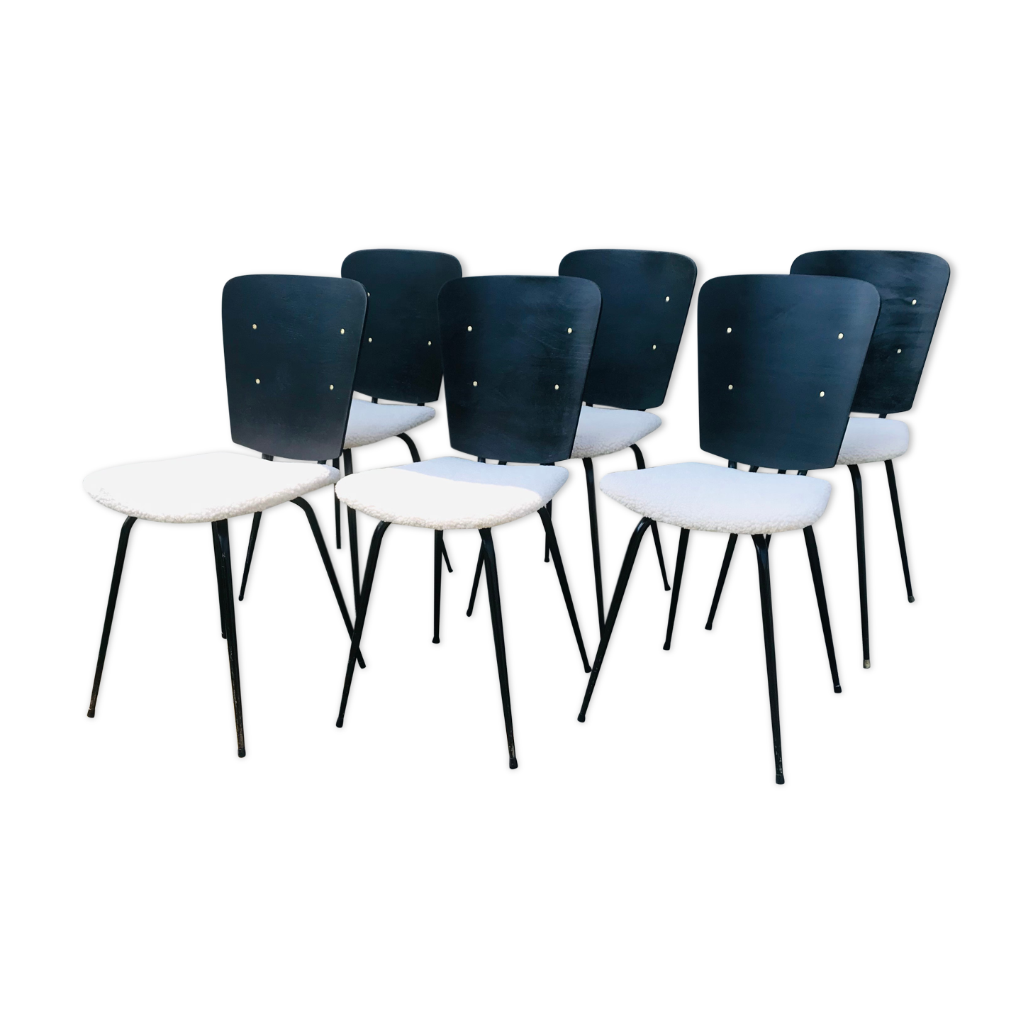 6 vintage chairs 1960