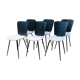 Set de 6 chaises vintage 1960