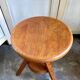 Wooden tripod stool with screw