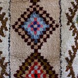 Tapis azilal berbere marocain tissé à la main 219x104cm