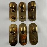 Super Brass Coat Hanger attributed to L. Caccia Dominioni for Azucena, 1962