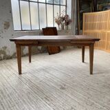 19th century oak farmhouse table 270cm with extensions