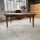 Table de ferme XIXème chêne 270cm avec allonges