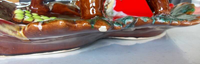 Plate Vallauris with handles