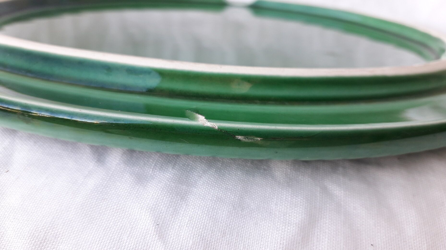 Green underside Sarreguemines