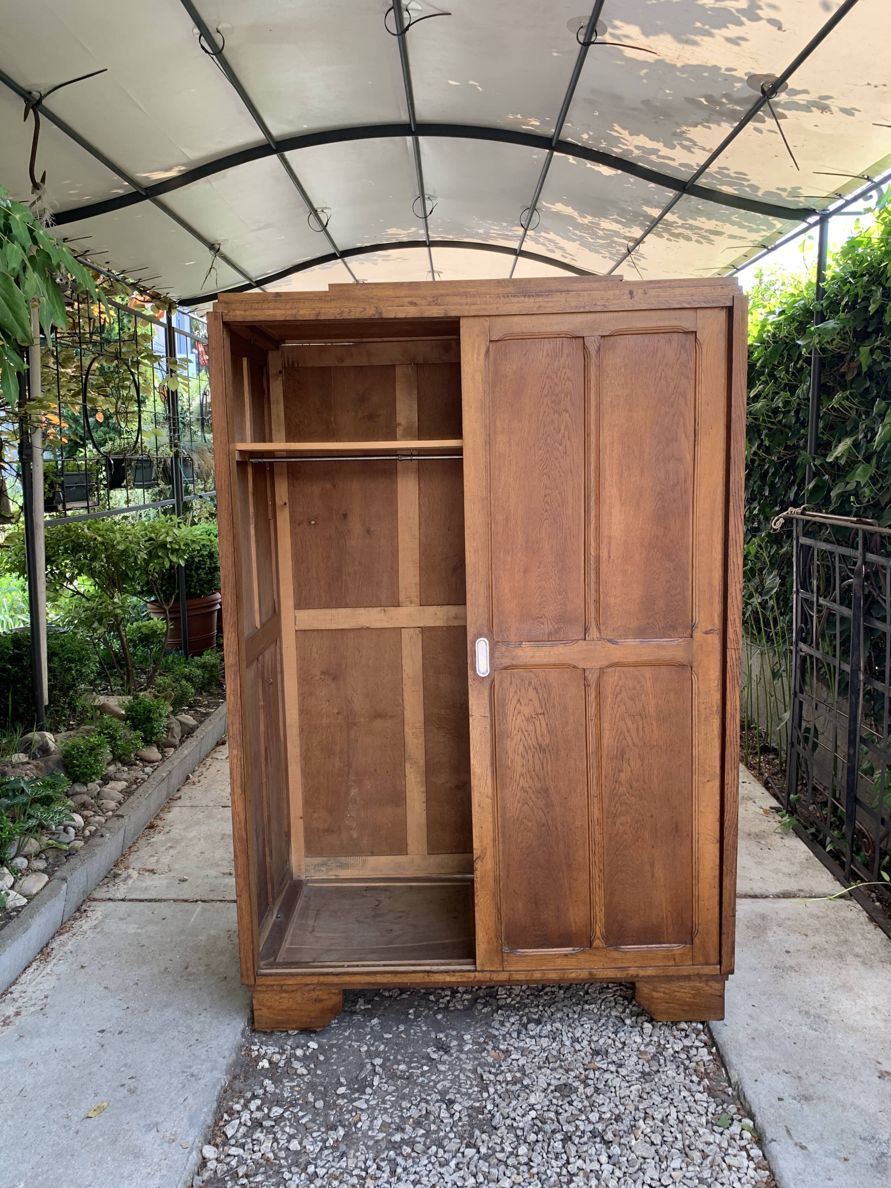 Parisian wardrobe 50's sliding doors