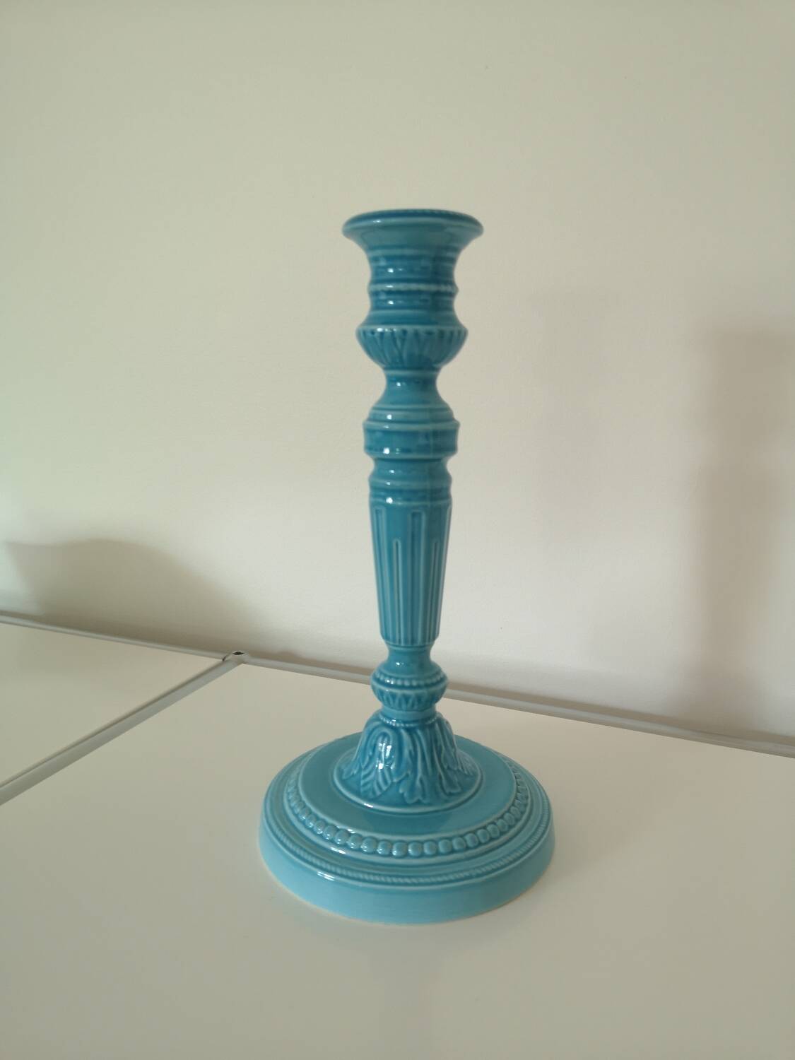 Genuine Gien candle holder.