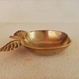 Apple-shaped brass pocket empty
