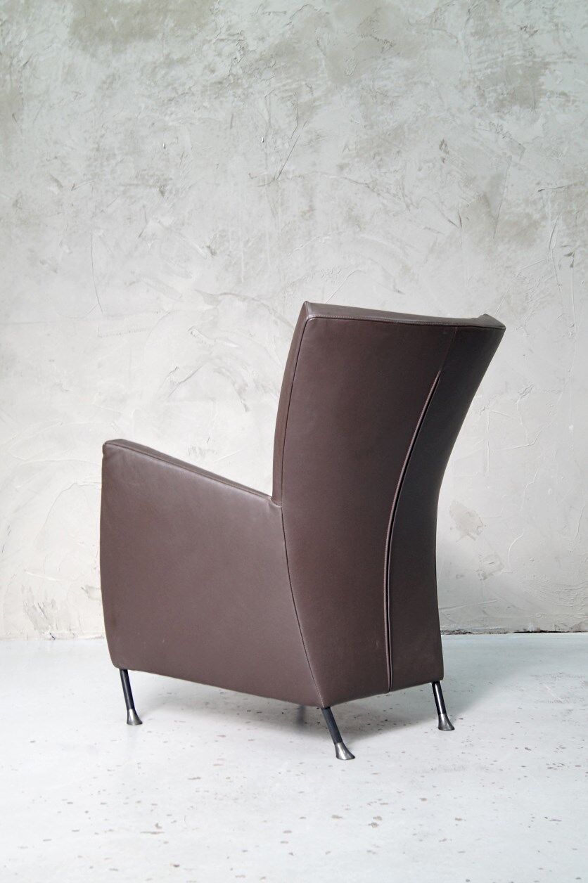 Leather Windy easy chair by Gijs Papavoine for Montis, 1990s