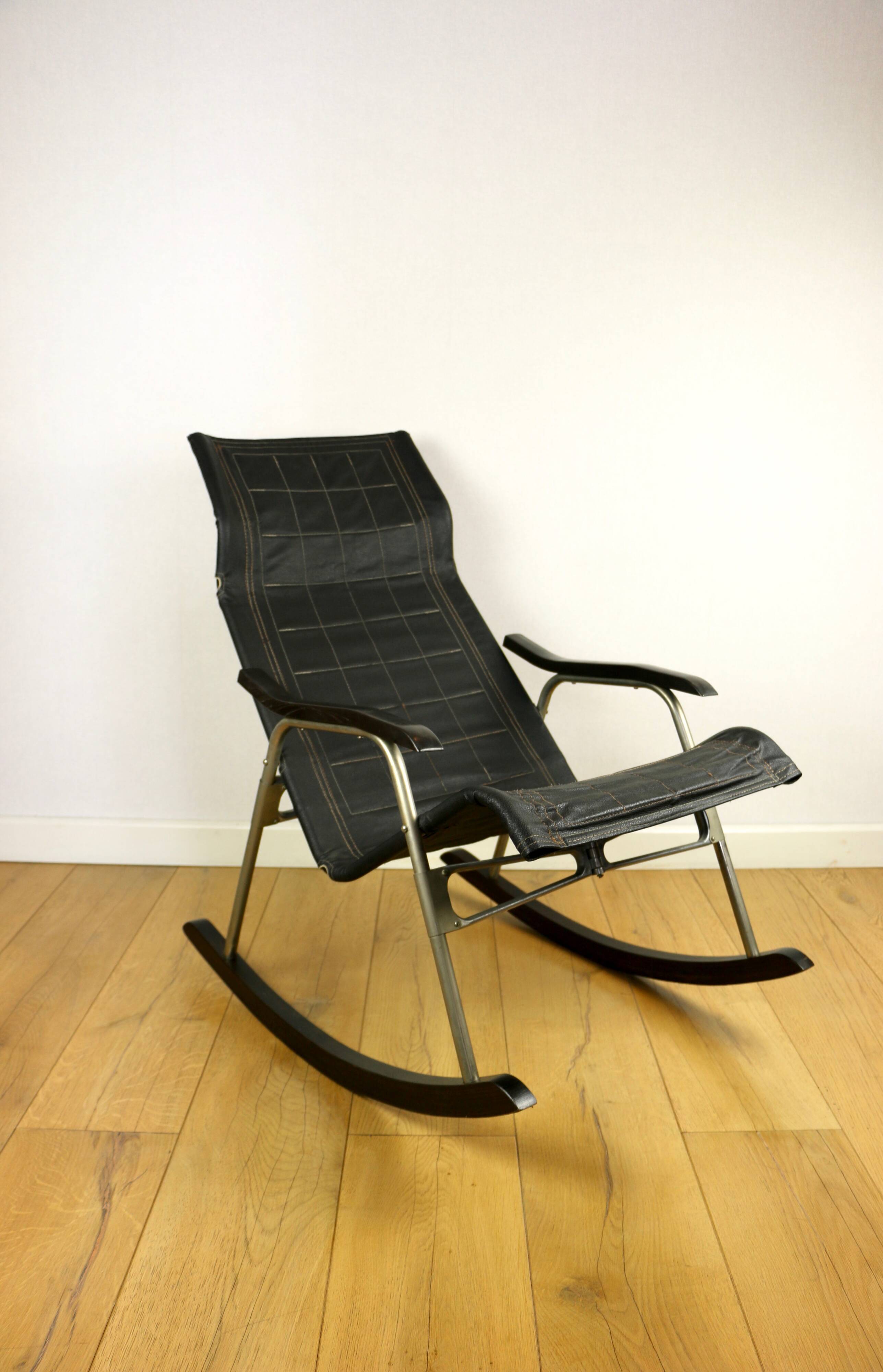 Folding rocking chair Takeshi Nii from the 60s - great condition