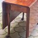 Mahogany drop-leaf table