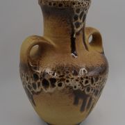 Vase céramique Fat Lava 2 anses vintage