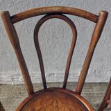 Lot de 5 chaises bistrot Buchon en bois courbé