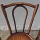 Set of 5 Buchon bistro chairs in curved wood