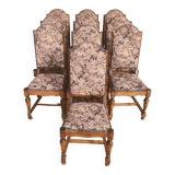Suite of vintage upholstered chairs