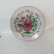 Decorative plate st Clement floral decoration