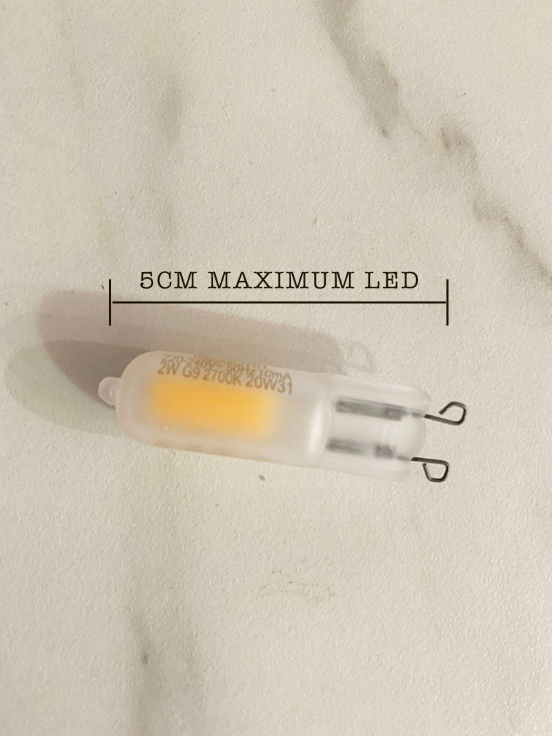 Glass and brass table lamp