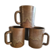 Set of 4 sandstone mugs