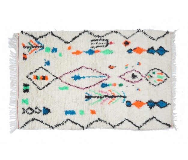Colorful Berber Carpet 151x92cm