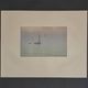 Lithograph by Henri Rivière The Beautiful Land of Brittany - Mist at Sea