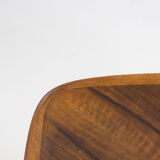 Table basse vintage en noyer